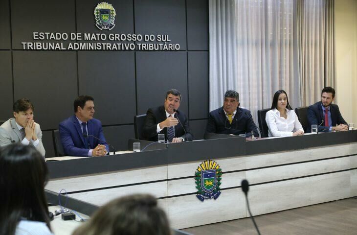 Imagem de compartilhamento para o artigo Conselheiros tomam posse no Tribunal Administrativo Tributário de MS da MS Todo dia